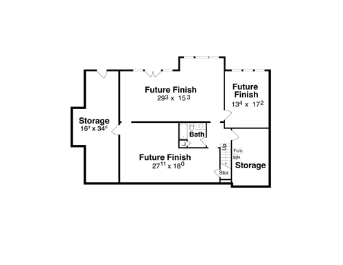 Lower Level image of BRECKENRIDGE House Plan